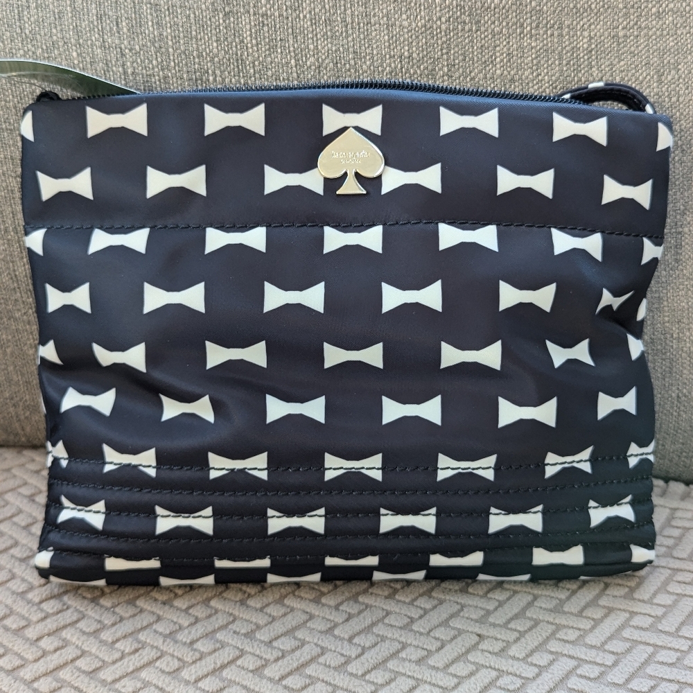 KATE SPADE Cammy Flatiron Nylon Bow Tie Crossbody NWT